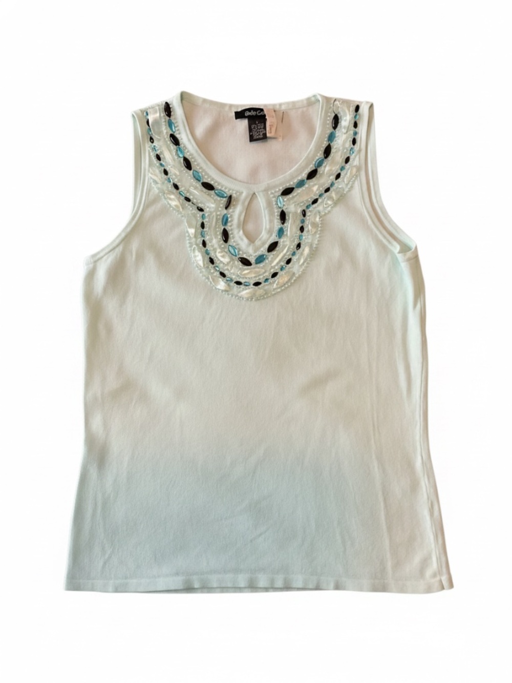 Dolce and Gabbana light blue sleeveless sweater
